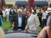 Jay and Arnold check out the Bugatti Super Sport at Pebble Beach Concours